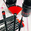 Набор кистей для макияжа в тубусе KYLIE RED/Black, RED/White 12 шт В черном тубусе  с красным оформлением, фото 5
