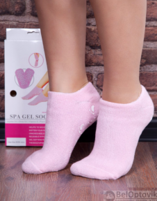 Гелевые увлажняющие Spa носочки Gel Socks Moisturizing Цвет Mix