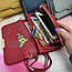 Женская сумочка - портмоне N8606 с плечевым ремнем Baellerry Young Will Show  Красная Crimson, фото 10