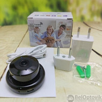 Охранная мини Wi-Fi Smart Net Camera V380 Pro с микрофоном, датчиком движения и сигналом тревоги