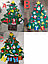 Елочка из фетра с новогодними игрушками липучками Merry Christmas, подвесная, 93 х 65 см Декор D, фото 9