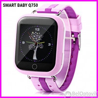 Детские умные часы SMART BABY WATCH Q750 WIFI Розовые