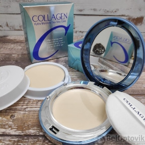 Увлажняющая пудра с коллагеном со сменным блоком Enough Collagen Hydro Moisture Two Way Cake SPF 25/PA Тон 13