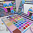Палетка теней для век с зеркалом JuJu Lucky 71 Color Eyeshadow  (66 оттенков теней  5 хайлайтеров и, фото 3