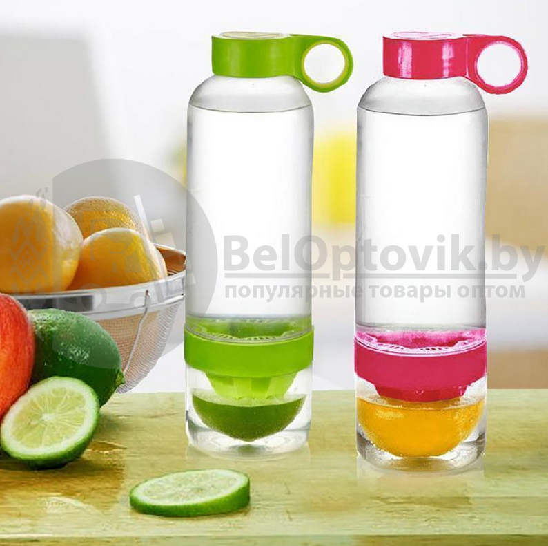 Бутылка соковыжималка Lemon Cup. Summer 2020 (0.83L) Розовый - фото 8 - id-p138764848