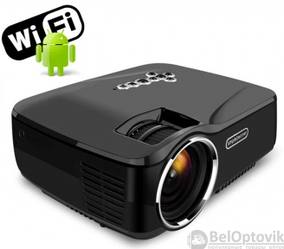 Портативный 3D-проектор GP70UP с Bluetooth, WI-FI, Android, TV (1200 люмен)