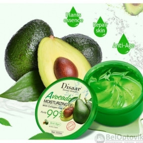 Ликвидация Гель универсальный для лица и тела Disaar Beauty skincare , 300 ml Антивозрастной с авокадо и