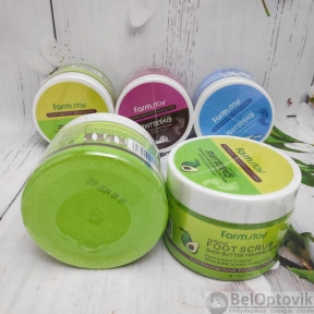 Крем - скраб отшелушивающий для ухода за кожей ног (массажа ног) FOOTSCRUB Natural Farmstay, 150 g Экстракт