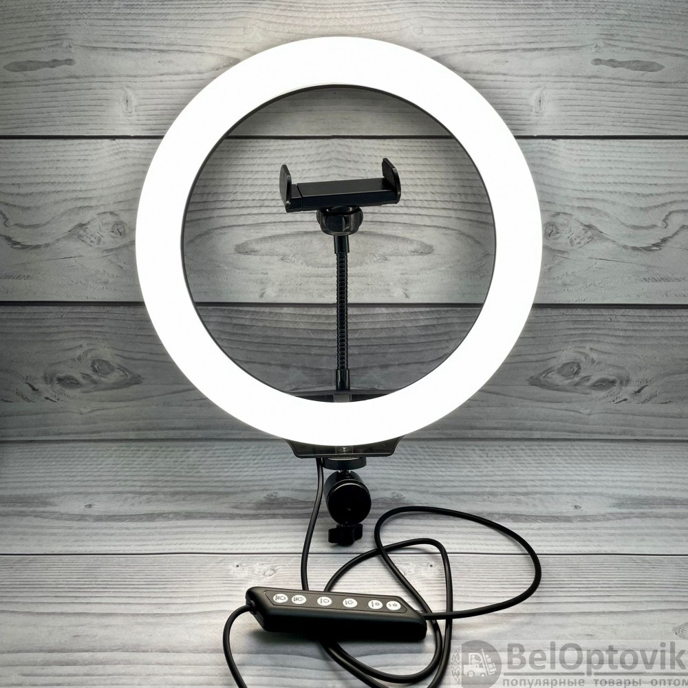 Кольцевая лампа (для селфи, фото/видео съемки) RGB RL-13 с МУЛЬТИ-режимами 32 см Штатив 216 см - фото 10 - id-p138763954