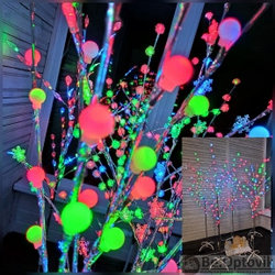 Светодиодное дерево-ночник Sakura Led 60 145 см (220V Мультиколор) Шарики