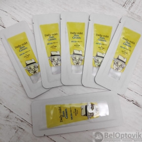 Крем солнцезащитный 11 VILLAGE FACTORY (Пробник) 1,5 мл,    Original Korea Универсальный Daily Mild Sun Cream