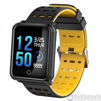 Смарт-часы Smart Watch N88 IP68 с функцией измерения давления Желтые