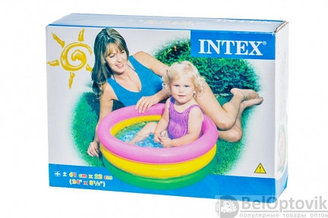 Надувной детский бассейн Summer Set Pool 61х22см Intex