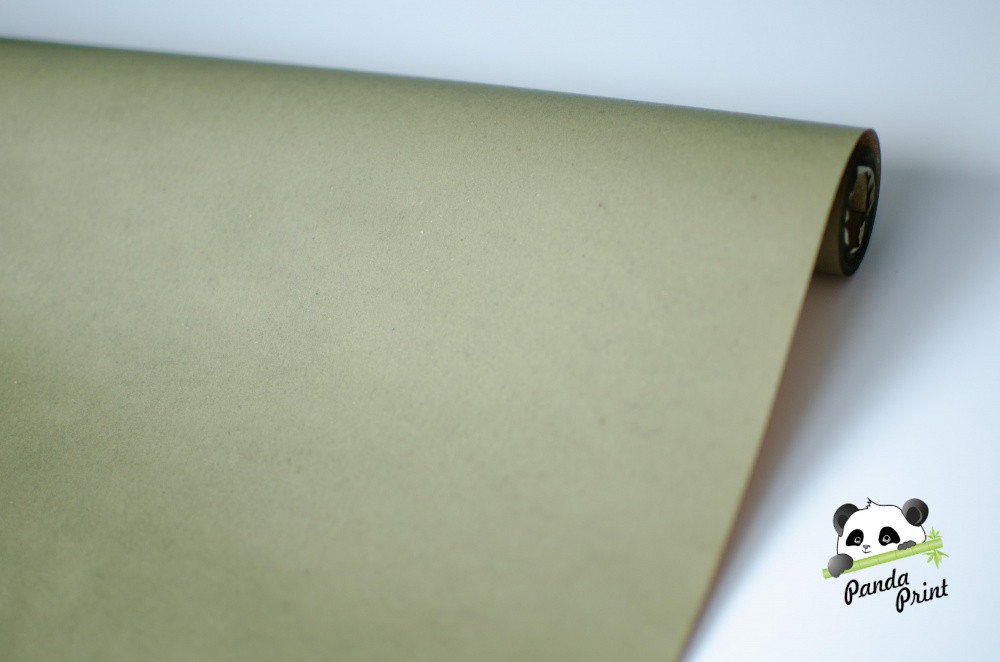 Упаковочная бумага Моно фисташковая (580 мм)