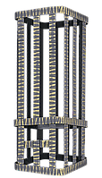 Сетка на трубу для Ураган (250х250х750) Гефест ЗК 18/25/30 под шибер