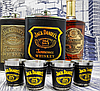 Подарочный набор Jack Daniels: фляжка 255 мл, 4 стопки и металлическая воронка M-39, фото 6