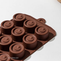 Форма "Шоколадное удовольстие" декор для шоколада и льда