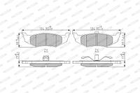 FDB1099 FERODO 482 00 !колодки дисковые з.\ Dodge Stratus 2.4i 16V/2.5i V6 24V 95-01/Neon 2.0i/16V 92>