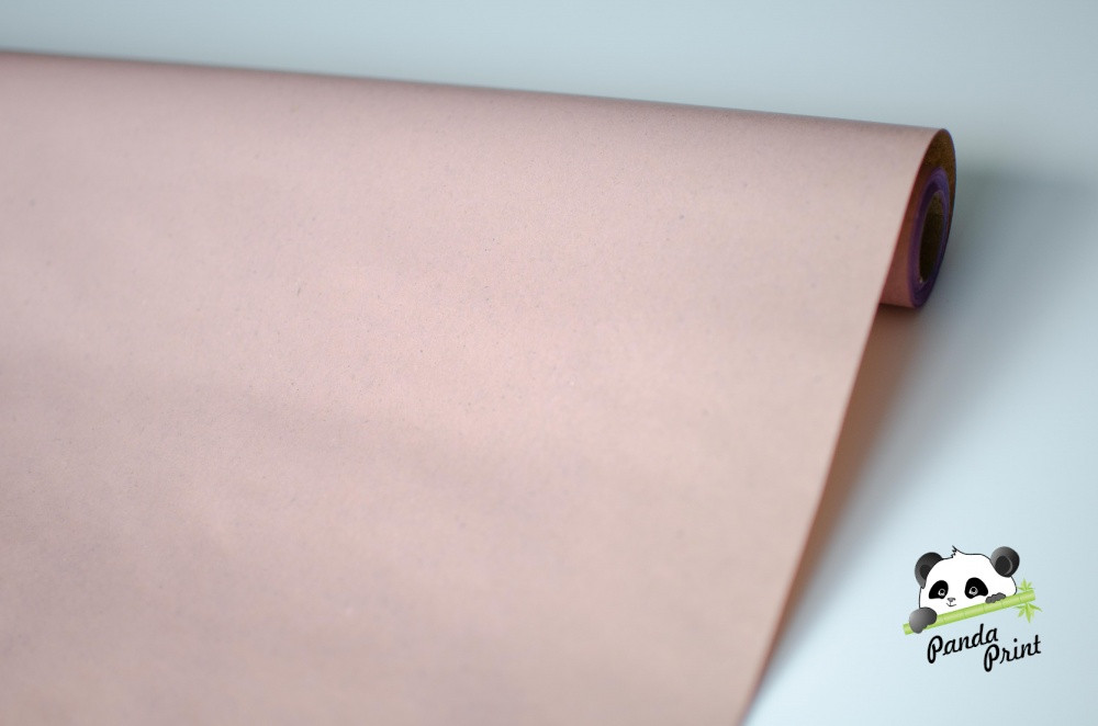 Упаковочная бумага Моно розовая