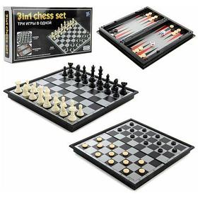 Шахматы, шашки, нарды магнитные  24*24 , 38810