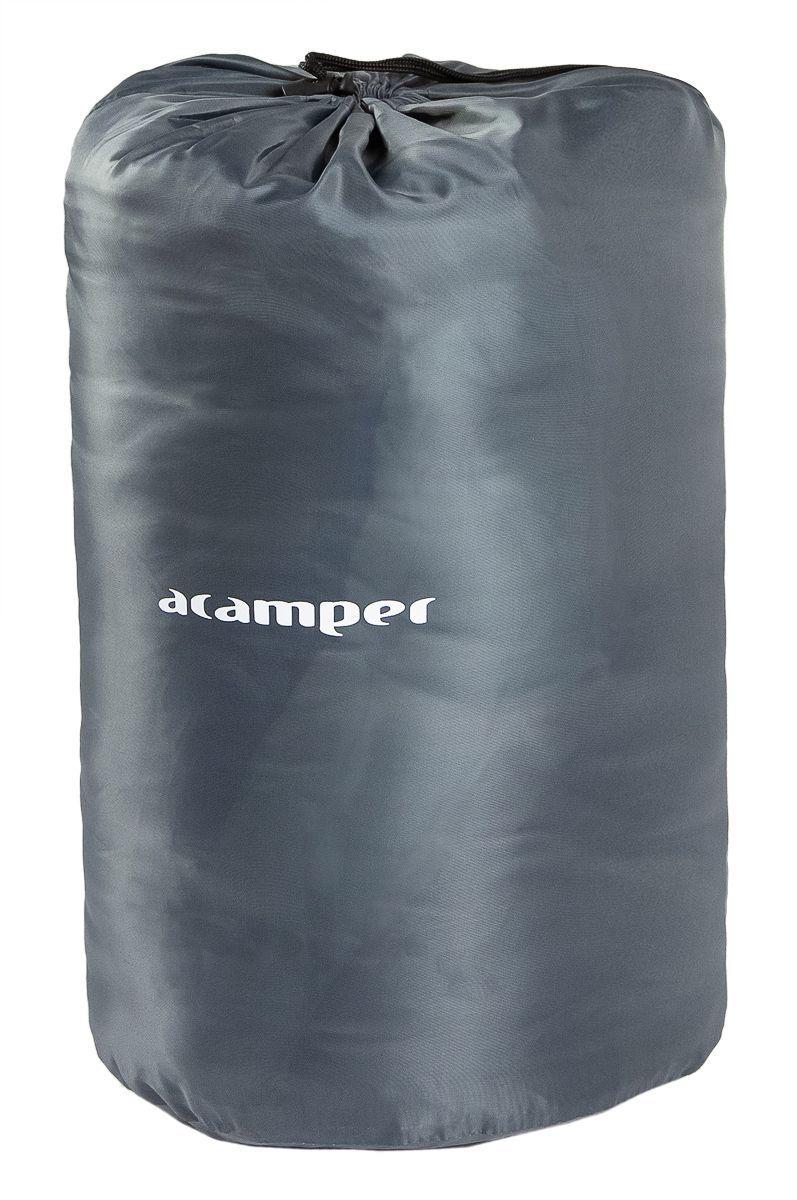 Спальный мешок ACAMPER BERGEN 300г/м2 (gray-orange) - фото 3 - id-p173503328