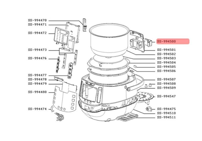 Контейнер для конденсата к мультиварке Moulinex СЕ503132 - фото 3 - id-p116091058