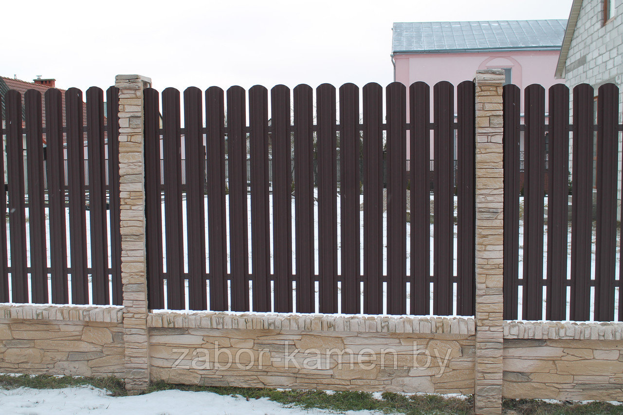 Односторонний забор Рустика (1 панель) - фото 5 - id-p173505808