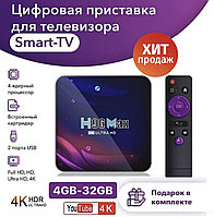 Смарт ТВ приставка H96 Max 4/32Гб Android 11.0 WIFI 5G + Bluetooth