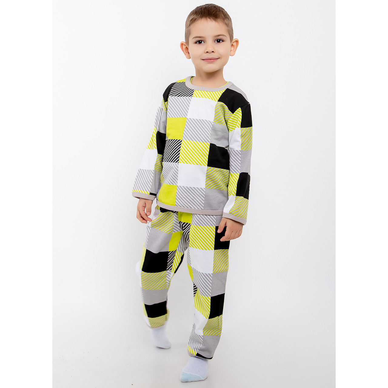 Пижама для мальчика утепленная рост 104-110 см, фото 1