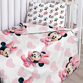 Детское постельное белье в кроватку «Disney Baby» Минни Маус 738379 (Детский)
