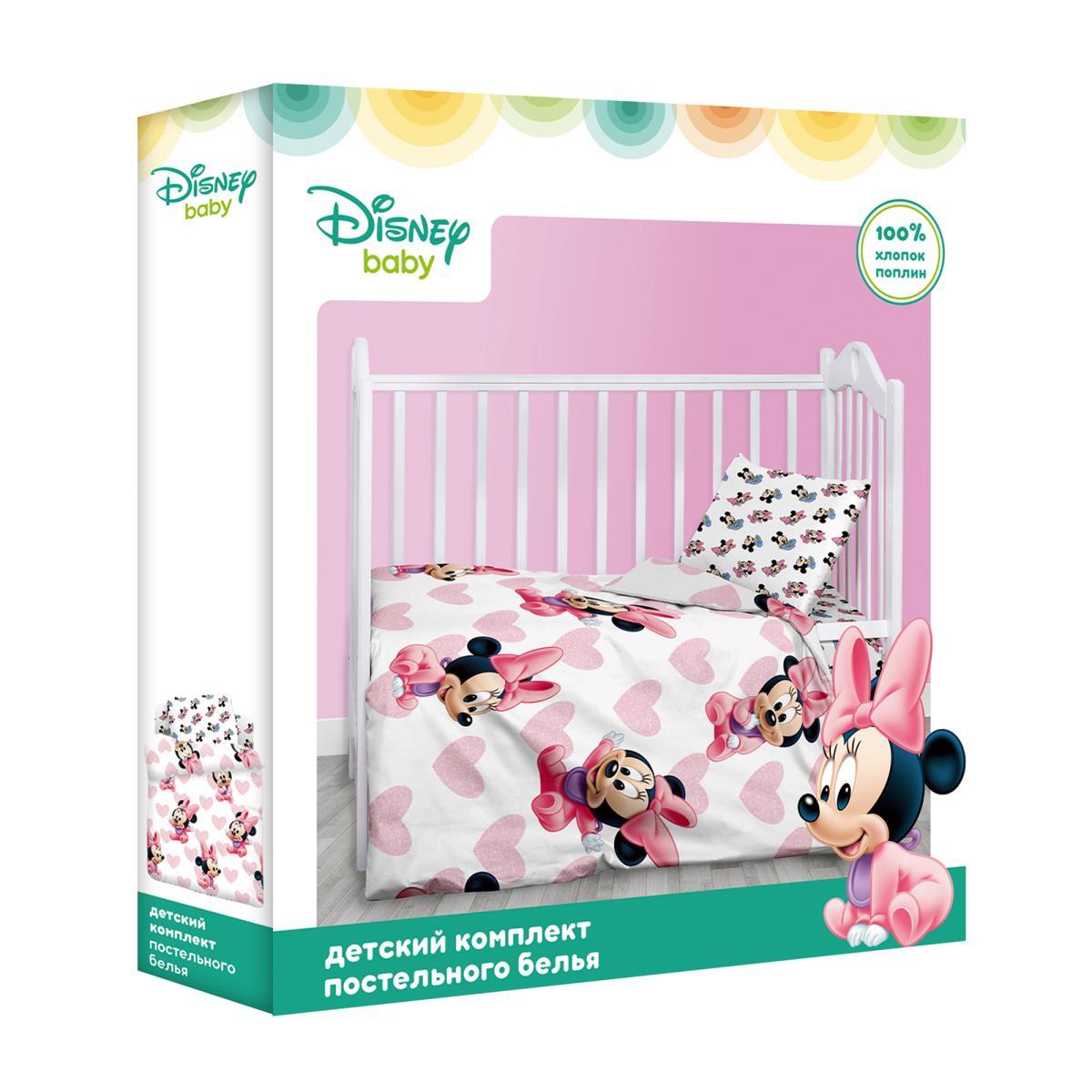 Детское постельное белье в кроватку «Disney Baby» Минни Маус 738379 (Детский) - фото 3 - id-p173507826