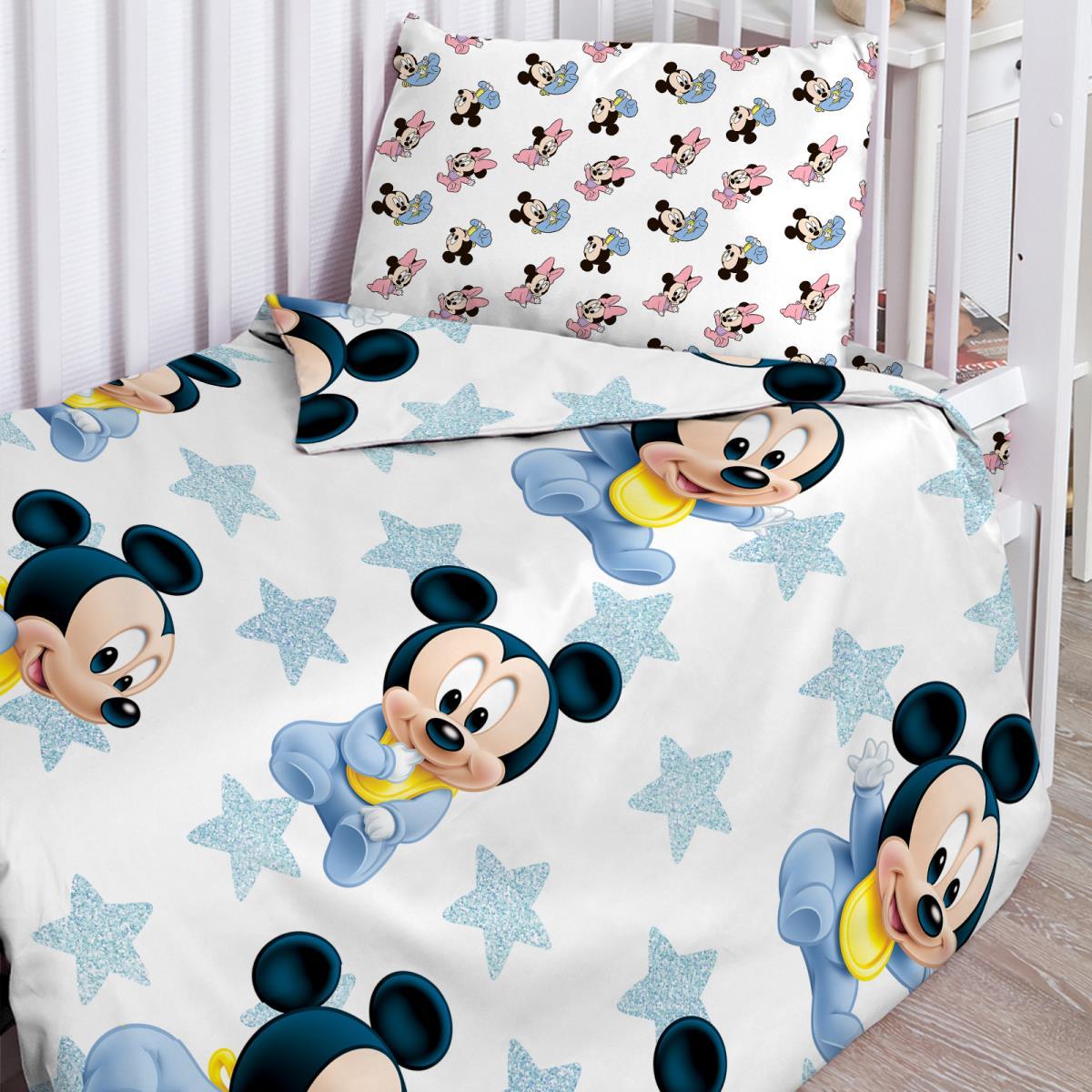 Детское постельное белье в кроватку «Disney Baby» Микки Маус 738380 (Детский) - фото 1 - id-p173507942