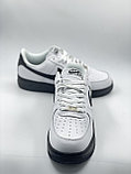 Кроссовки Nike  Air Force 1 Low white black sole, фото 2