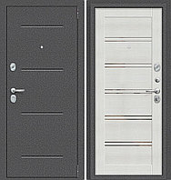 Двери входные металлические Porta R 104.П28 Антик Серебро/Bianco Veralinga