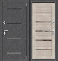 Двери входные металлические Porta R 104.П28 Антик Серебро/Cappuccino Veralinga