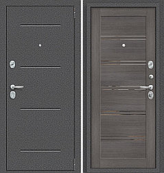 Двери входные металлические Porta R 104.П28 Антик Серебро/Grey Veralinga