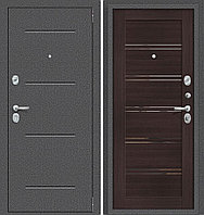 Двери входные металлические Porta R 104.П28 Антик Серебро/Wenge Veralinga