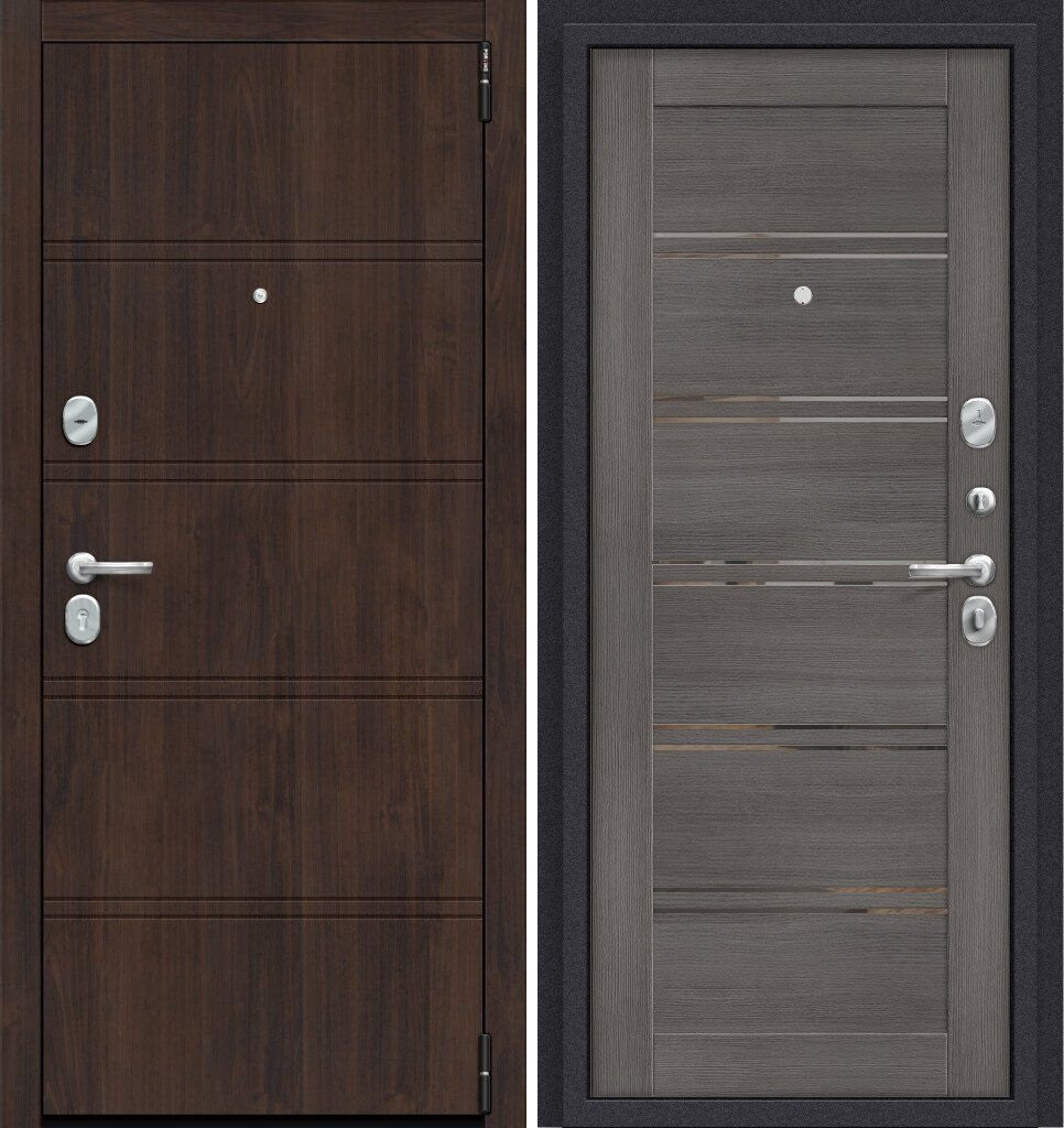 Двери входные металлические Porta R 8.П28 Almon 28/Grey Veralinga