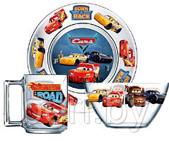 18c2055 Набор детский посуды DISNEY CARS-3 Тачки-3 , 3 предмета