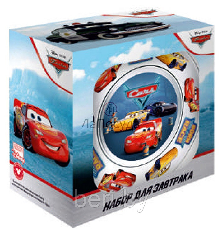 18c2055 Набор детский посуды DISNEY CARS-3 Тачки-3 , 3 предмета - фото 4 - id-p173530782