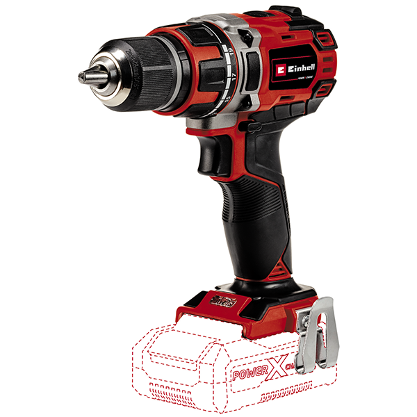 Шуруповерт аккум. Einhell TE-CD 12/1 Li (12V, 40 Нм, 2x2.0 Ah Li-Ion, 2 скорости, подсветка, кейс) - фото 2 - id-p173532089