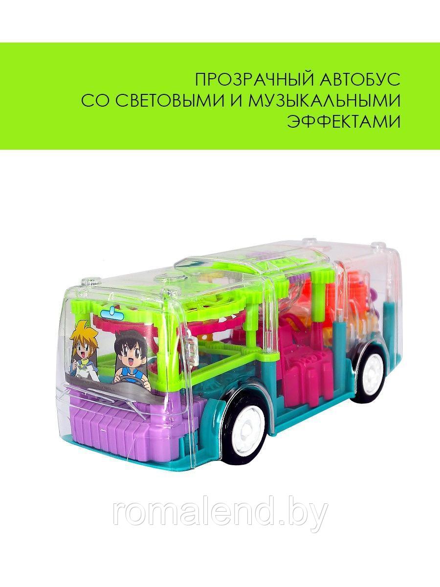 Игрушечный автобус с шестеренками со звуковыми эффектами SS301219/YJ-388-55 - фото 3 - id-p173532953