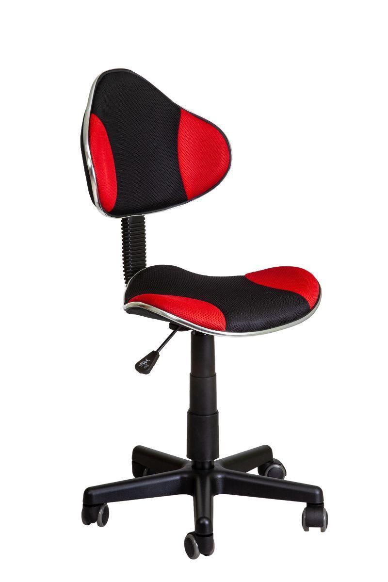 Кресло поворотное Miami, красный + чёрный, сетка