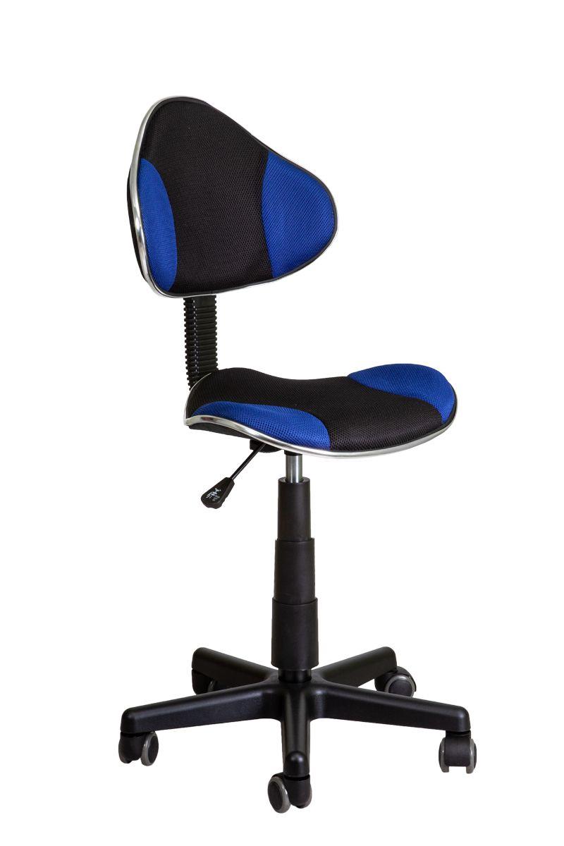 Кресло поворотное Miami, синий + чёрный, сетка