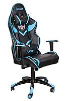 Кресло поворотное VIPER, ECO, чёрный+синий