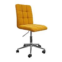 Кресло поворотное Fiji, желтый, ткань