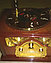 Музыкальная шкатулка граммофон (цвет коричневый) с выдвижным ящиком YL2013-1, фото 4