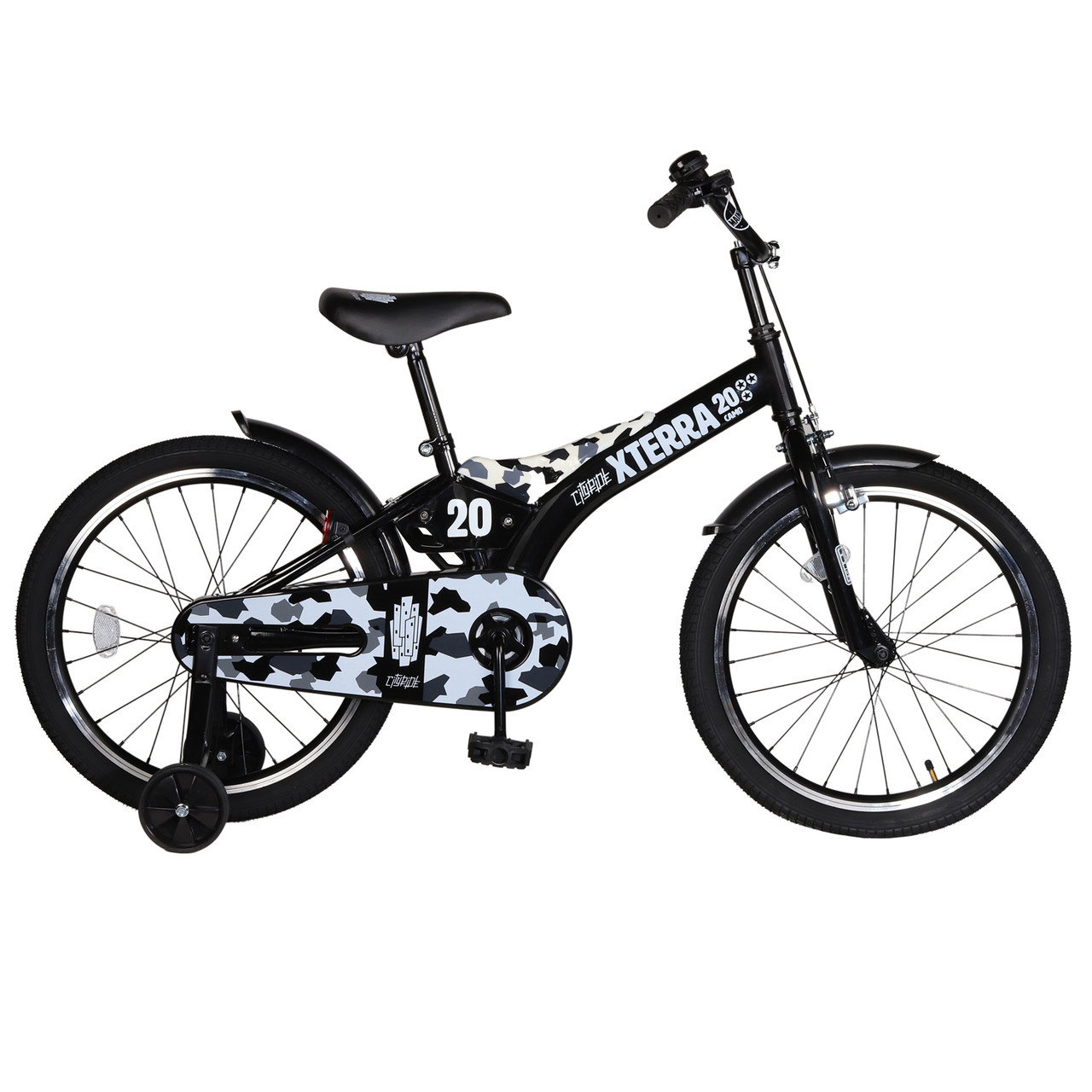 Велосипед детский Детский велосипед City-Ride XTERRA 20 черный-серый - фото 1 - id-p173540496