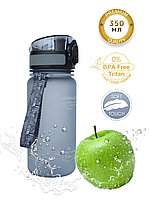 Бутылка для воды UZSPASE Colorful Frosted 350ml серый