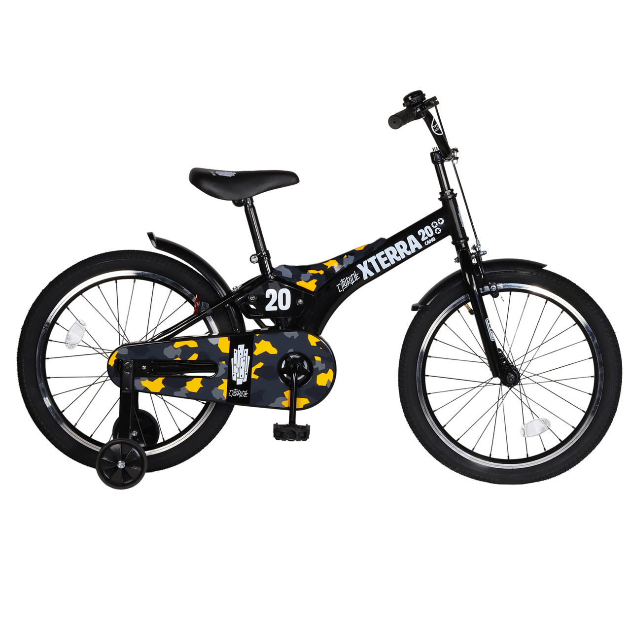 Велосипед детский Детский велосипед City-Ride XTERRA 20 черный-оранжевый - фото 7 - id-p173545544